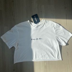 PRETTY LITTLE THING- Oversized Crop Tee